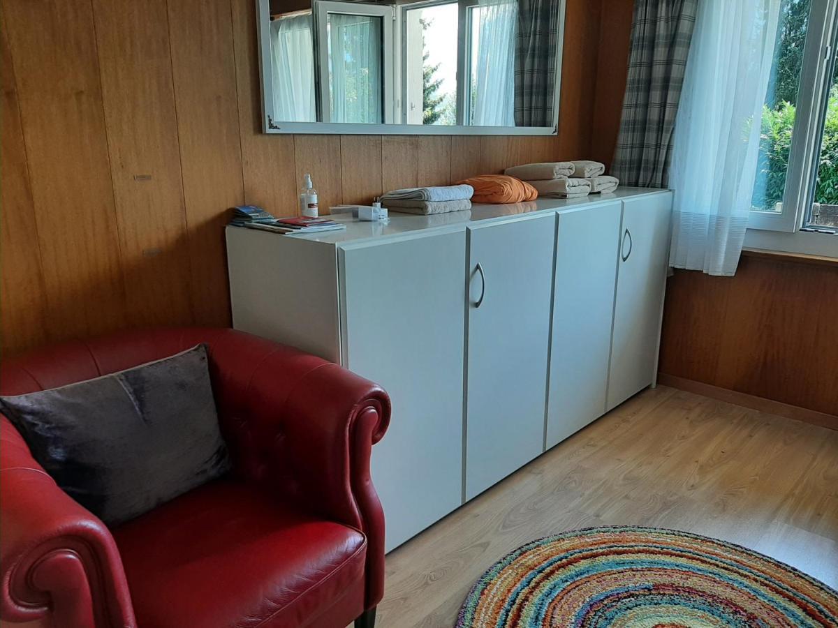 Chalet Apartment By Interlaken. Parking 링겐베르크 외부 사진